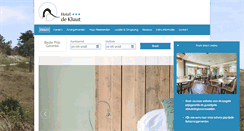 Desktop Screenshot of hoteldekluutvlieland.nl